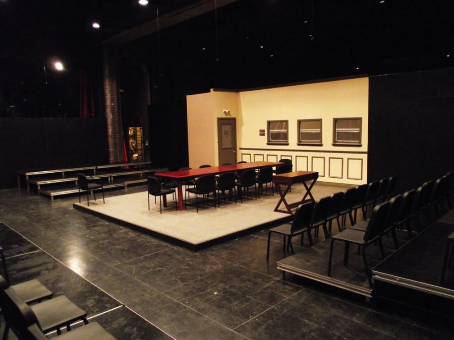 Solon+High+Schools+auditorium+was+transformed+into+a+black+box+set+for+the+fall+play.