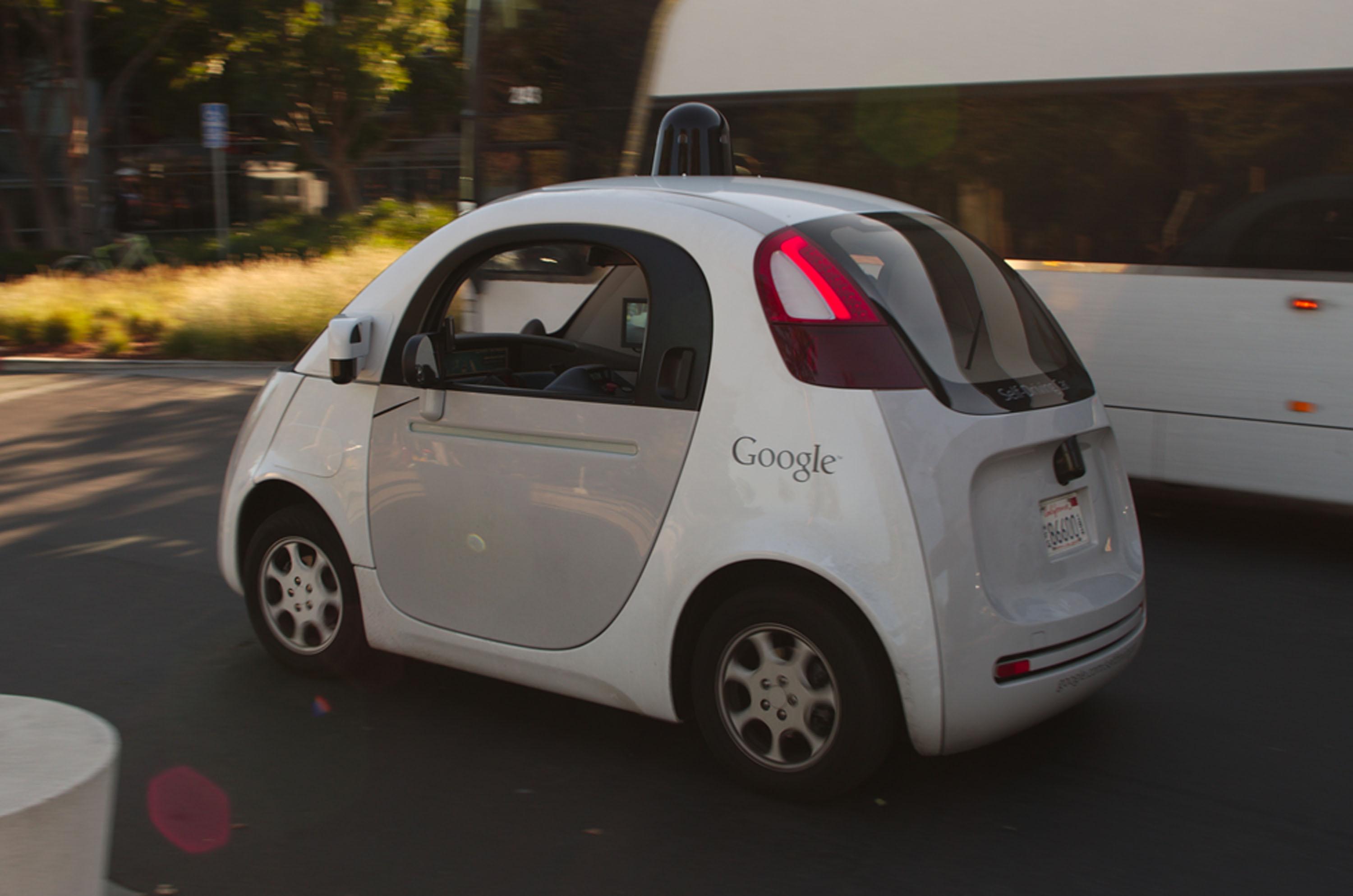 Googles design of their self-driving car.
