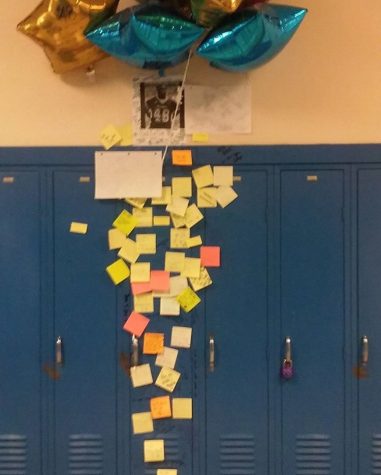 After the tragedy, Euclid students decorated Andre's locker in his memory.
