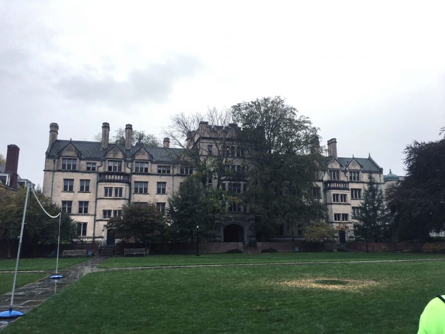 One of the buildings on the campus of Silliman College at Yale.