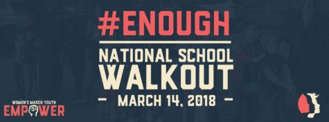 #enoughisenough trends on twitter as more and more students advocate for the nationwide school walkout and March For Our Lives.