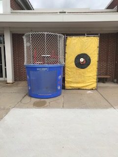 Dunk tank getting set up.
Photo taken by Nya Perry.