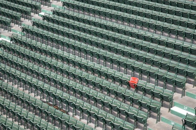 Fenway Park, home of the Boston Red Sox, stays empty for the entire 2020 season. Photo courtesy of unsplash.com

