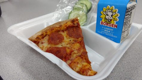 Pizza lunch from the SHS Cafeteria 
