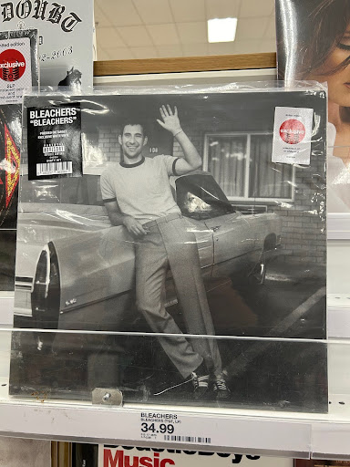 Bleachers album cover on Target shelves. 