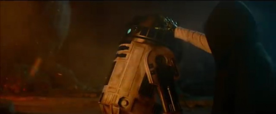 Everyone's favorite beeping robot R2-D2 rolls back onto the screen and into action (as well as into danger).