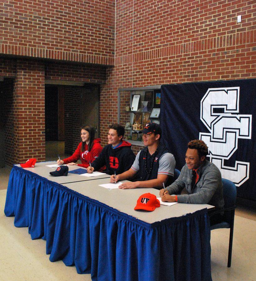 SHS student athletes commit to college