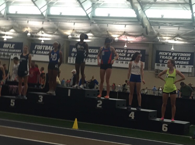 The indoor track state finalists for the 1600 meter run.