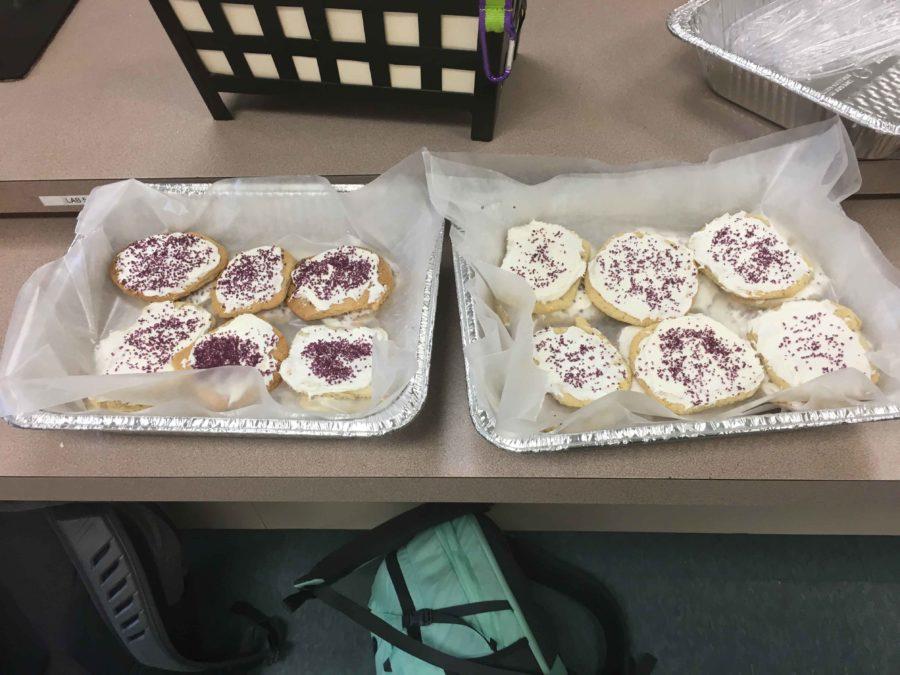 The cookies that members of CEC decorated for their fundraiser to raise money for Epilepsy.