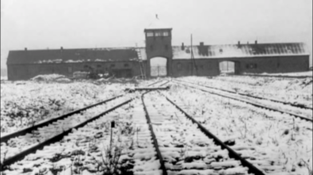 Auschwitz concentration camp. Picture courtesy of Smithsonian Magazine on Youtube. 