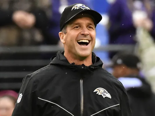 John Harbaugh, Head Coach of the Baltimore Ravens. Photo credit: https://www.gannett-cdn.com/-mm-/e6ee0d4b2b11606b6c2c88d0cc1d2307a4f7a3d1/c=30-42-1587-1212/local/-/media/2018/01/30/USATODAY/USATODAY/636529348843135270-john-harbaugh.jpg?width=534&height=401&fit=crop