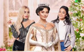 Vanessa Hudgens in  “Princess switch: switched again” playing three characters