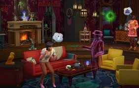 Image of Sims 4 with paranormal stuff pack