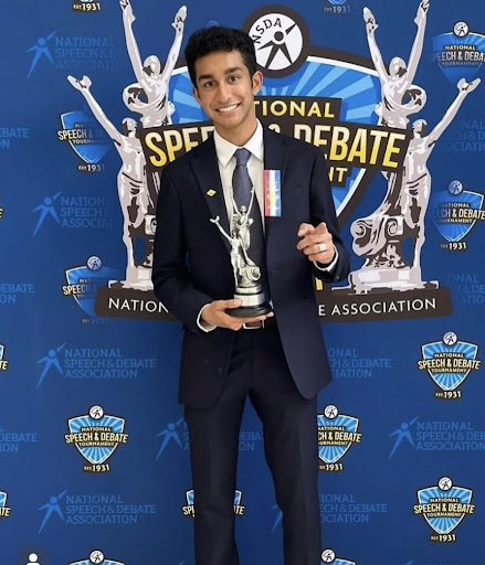 Vikram Sundaram at the 2022 Speech and Debate National Tournament from @solonspeech on Instagram
