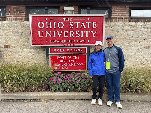 Serena Wu and Damien Kopkas at OHSAA Championship.