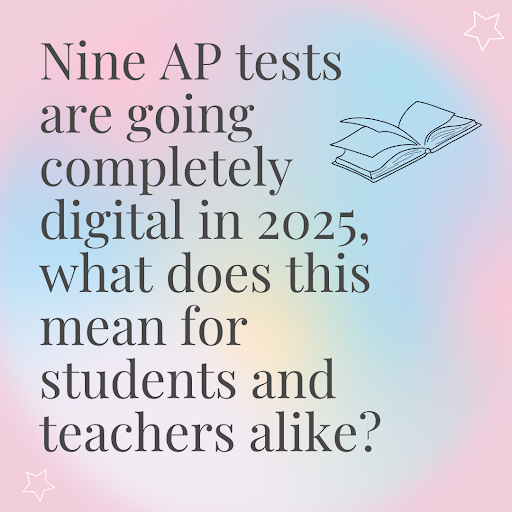 Nine AP tests are going completely digital in 2025, what does this mean 