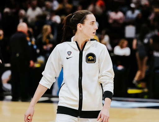 Iowa's Caitlin Clark. Photo found on Instagram @iowawbb.