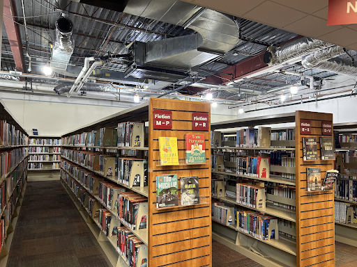 Construction for the Innovation Center has exposed the air ducts and vents under the ceiling paneling.