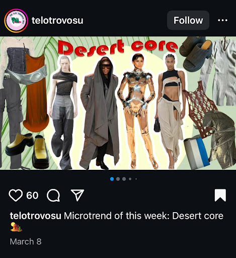 @telotrovosu is an Instagram account that posts a Microtrend of the week to promote the fast-paced trends.