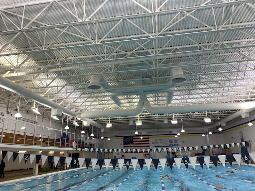 Caption: The Solon High School Natatorium, which hosts both the swimmers and divers of Solon High School.